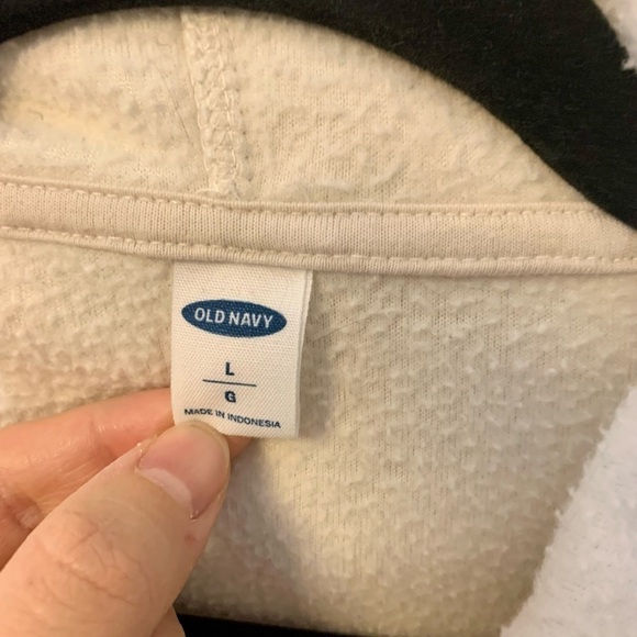 White Fleece Hoodie - Picture 3 of 3